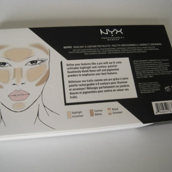 NEW NYX Highlight & Contour Pro Palette Powders Sealed Refillable - Picture 5 of 7